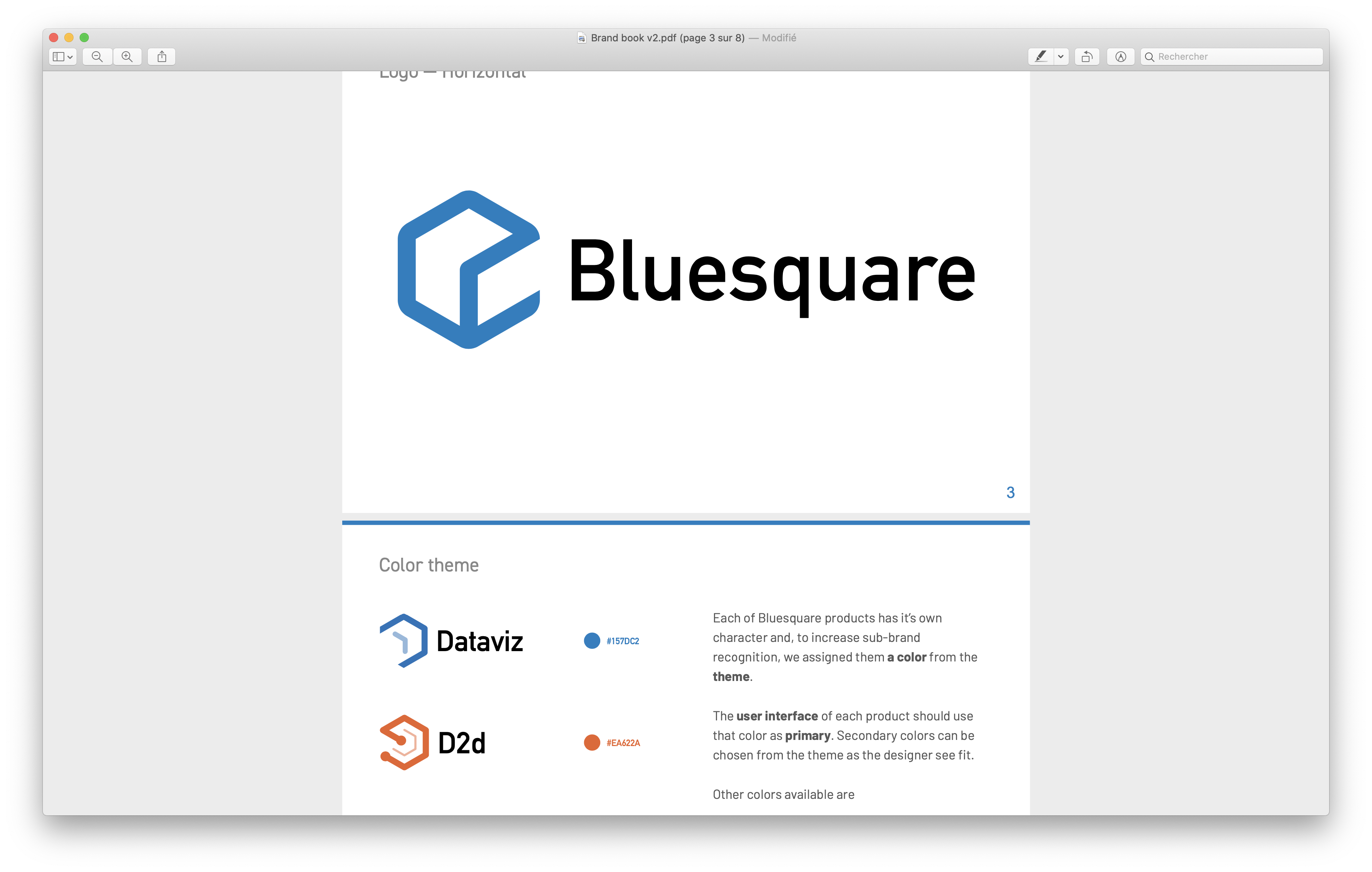 Bluesquare brand identity thubnail